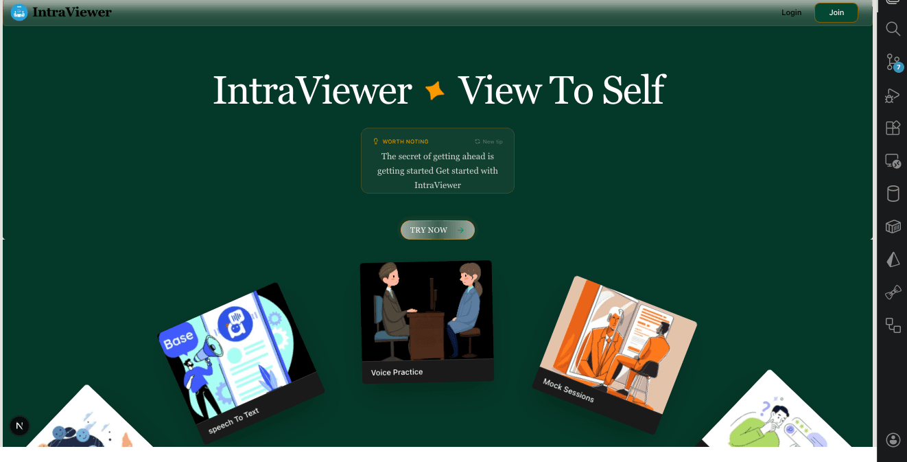 Intraviewer screenshot 1